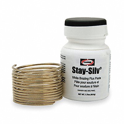 Brazing Kit 1225-1370 F w/1.75 oz Flux