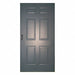 Six Panel Steel Door 84x36 Mortise