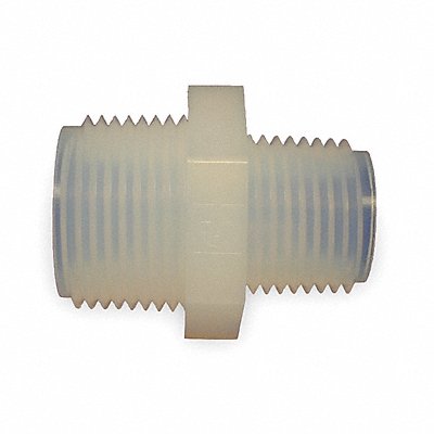 Nipple Reducer 1/2 x 3/8 In NPT PFA