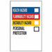 NFPA Label 2 In.H 1-1/4 In.W Paper PK500