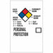 NFPA Label 1-1/4 W Self-Adh Vinyl PK500