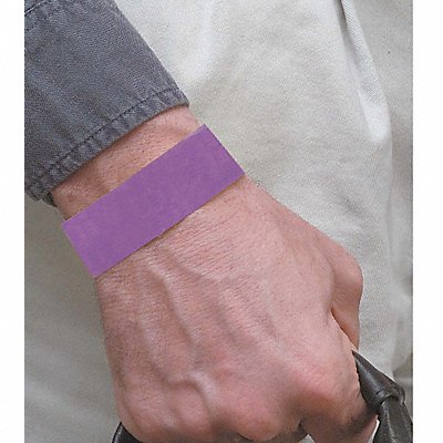 D0077 Wristband Purple Numbered PK500