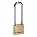 Combination Padlock 1 3/4in Rectgle Gold