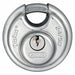 Keyed Padlock 33/64 in Round Silver