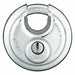 Keyed Padlock 63/64 in Round Silver