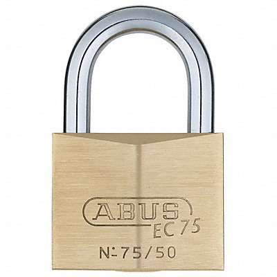 Keyed Padlock 1 7/64 in Square Gold