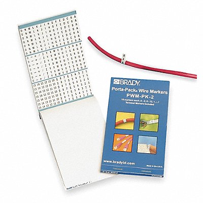 Wire Marker Book Preprintd Self-Adhesiv