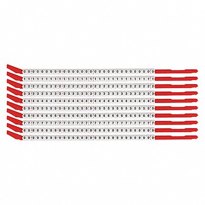 Wire Marker Wand Preprinted Sleeve PK10
