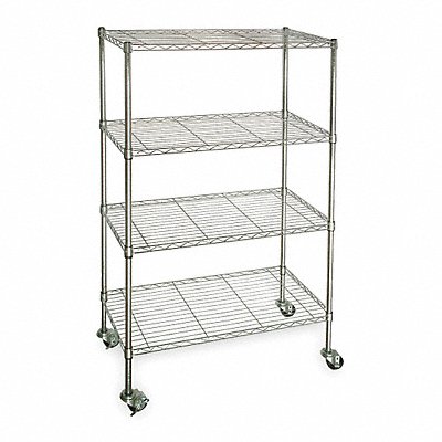 Wire Shlvng 18x68x36in Shlf Cap 150lb