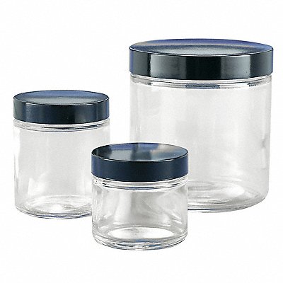 Jar 500 mL 95 mm H Clear PK12