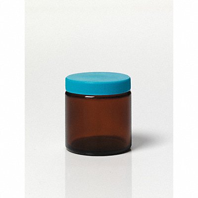 Jar 120 mL 69 mm H Amber PK24