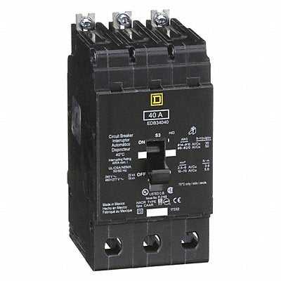 Circuit Breaker 40A Bolt On 277/480V 3P