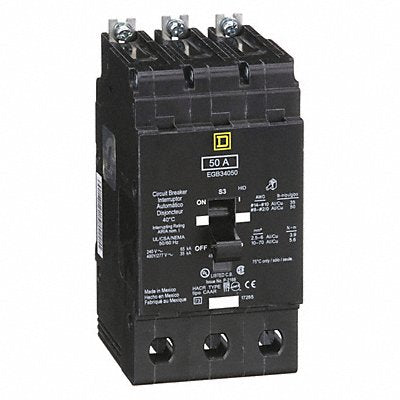 Circuit Breaker 50A Bolt On 277/480V 3P