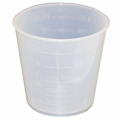 Medicine Cup 59mL Plastic Wide PK1150