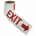 Floor Tape Red/White 3 inx15 ft Roll