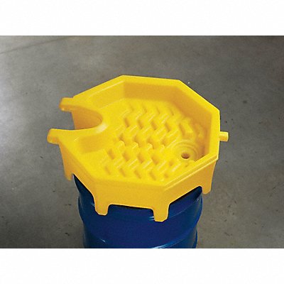 Drum Funnel Yellow Polyethylene NPT