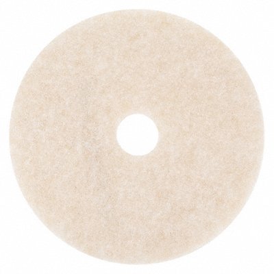 Burnishing Pad 24 in Dia Amber/White PK5