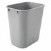 F9114 Wastebasket Rectangular 3-1/4 gal Gray