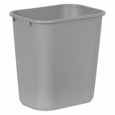 F9113 Wastebasket Rectangular 7 gal Gray