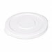 J6003 Trash Can Top Flat Snap-On Closure White