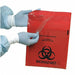 Biohazard Bags 1 gal Red PK100