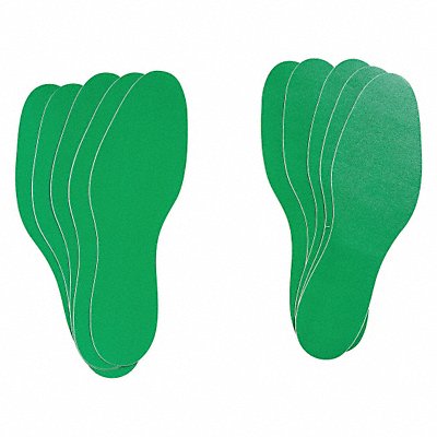Floor Tape Green 3.75x11.88 in Foot PK10