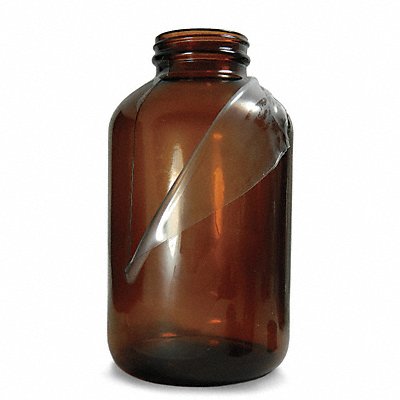 Bottle 119 mm H Amber 65 mm Dia PK24