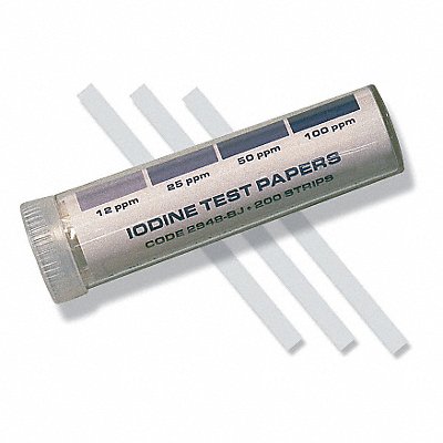 Test 12 to 100 ppm Iodine PK200