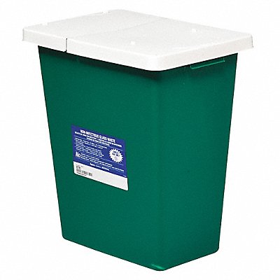 Sharps Container 8 gal Hinged Lid PK2