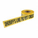 Barricade Tape Yllw/Slvr/Blk 1000 ft