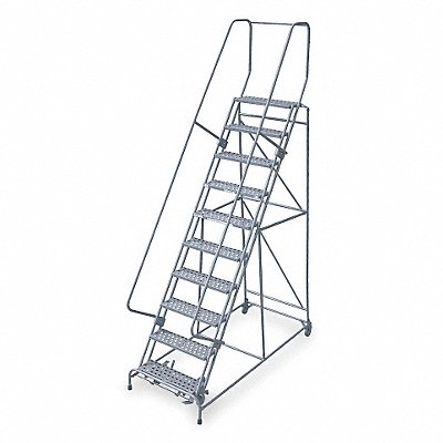 Rolling Ladder Hndrl Pltfm 100 In H