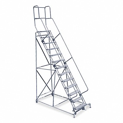 Rolling Ladder Hndrl Pltfm 130 In H