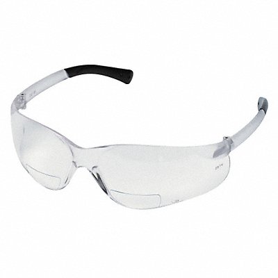 D7976 Bifocal Safety Read Glasses +2.50 Clear