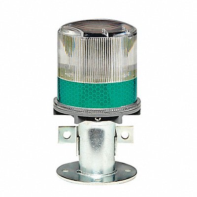 Warning Light (4) LED Green Solar NiMH