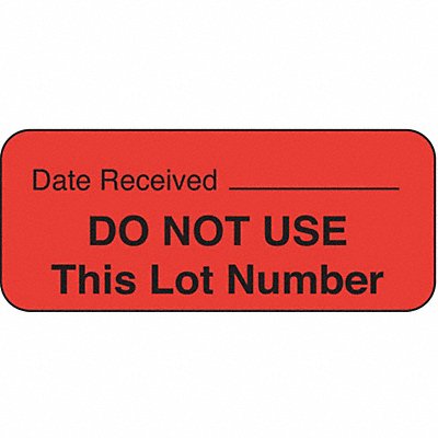 Label 5/8 in x 1 11/16 in Paper PK1000