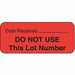 Label 5/8 in x 1 11/16 in Paper PK1000