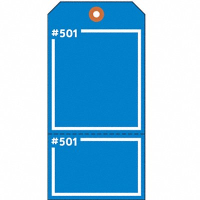 Blank Tag 5-3/4 x 2-7/8 In Bl PK100