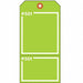 Blank Tag 5-3/4 x 2-7/8 In Grn PK100