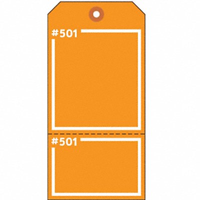 Blank Tag 5-3/4 x 2-7/8 In Orn PK100