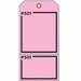 Blank Tag 5-3/4 x 2-7/8 In Pink PK100
