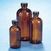 Bottle 112 mm H Amber 48 mm Dia PK160