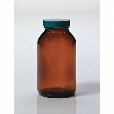 Bottle 178 mm H Amber 99 mm Dia PK12