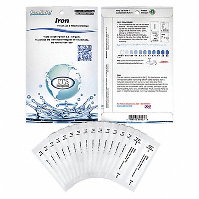 Test Strips L 0 to 5 ppm Iron PK30