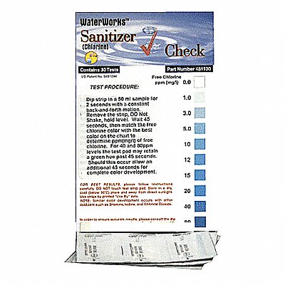 Test  L 0 to 80 ppm Free Chl PK30