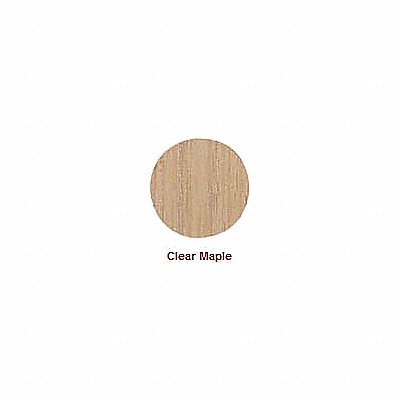 Screw Cap Wood Clear Maple 9/16 Dia PK53