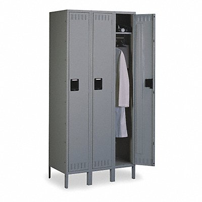 F0415 Lckr 1x3Lckr Gray 78 x36 x15 UnAssm