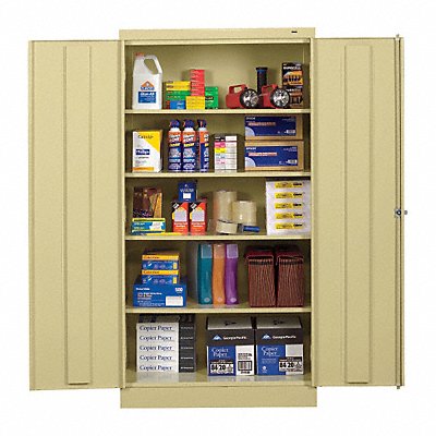 Storage Cabinet 72 x36 x18 Sand 4Shlv