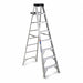 Stepladder Aluminum 8 ft H 300 lb Cap.