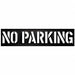 Parking Lot Legend No Parking Plastic