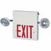 Exit Sign w/Emergency Lights 8W Grn